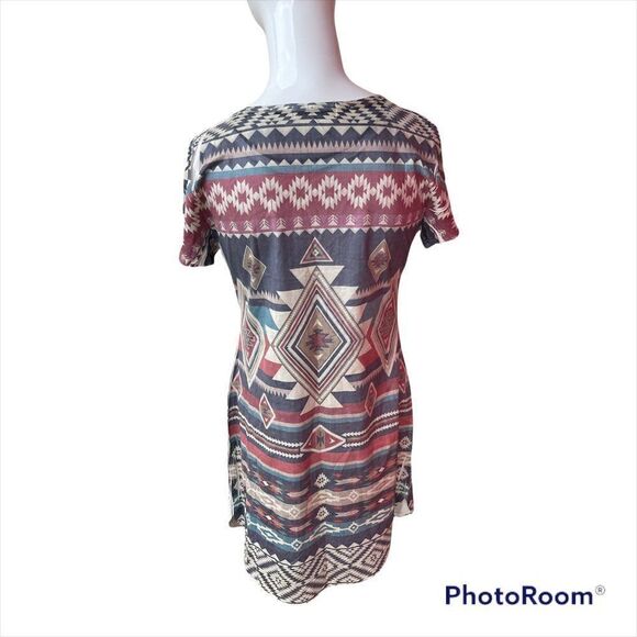 Tunic Aztec Motif Style Size M - Multicolor -Soft - Picture 6 of 8